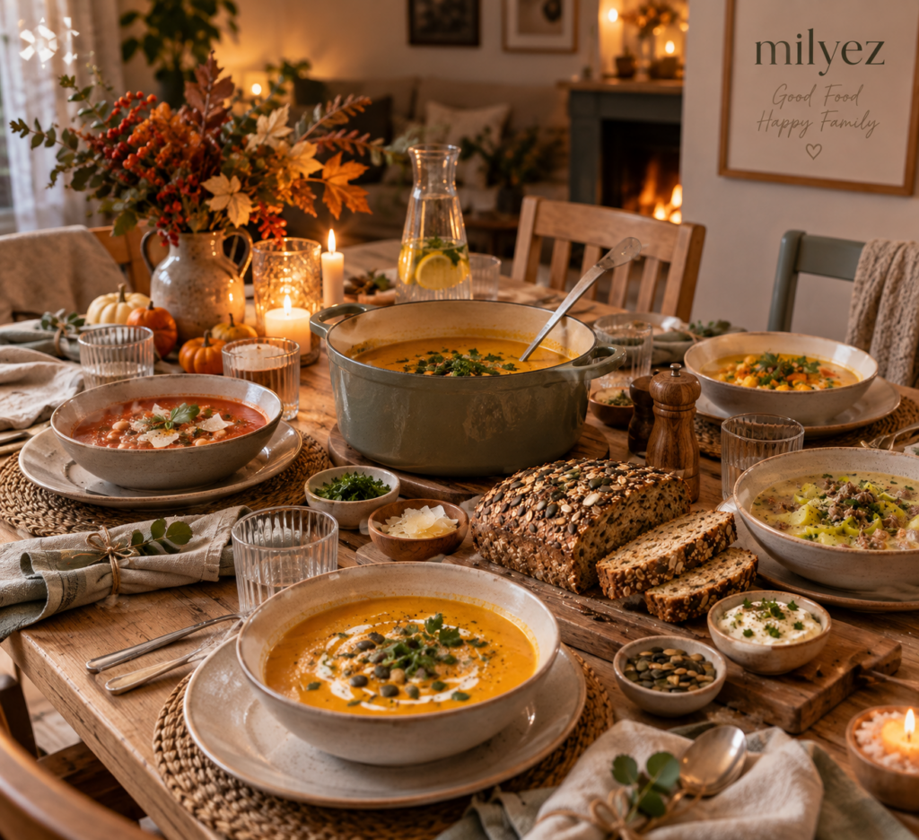 Milyez-Herbst Tisch Suppen